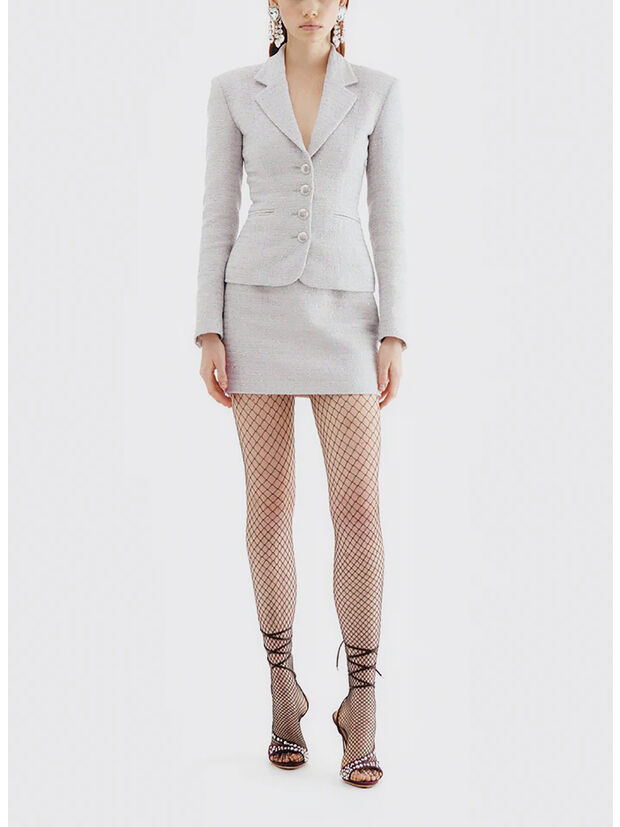 BLAZER SEQUIN TWEED, 1932 LIGHT BLUE-PINK, large