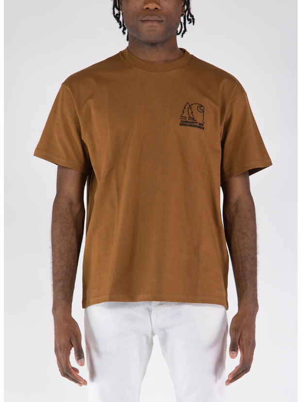 T-SHIRT GROUNDWORK, HZXX HAMILTON BROWN, large