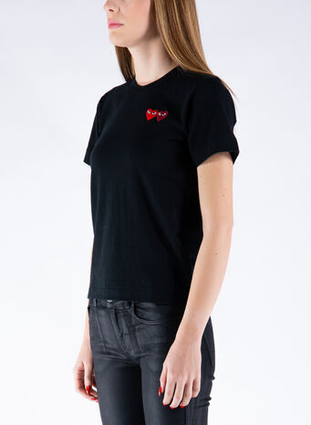 T-SHIRT PLAY, BLACK, small