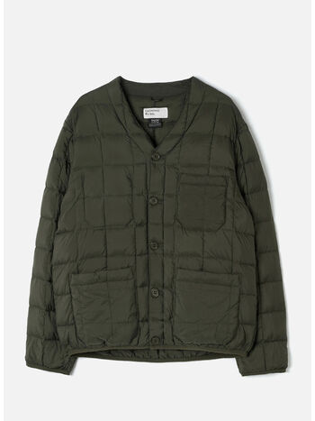 CARDIGAN DOWN, OLIVE, small