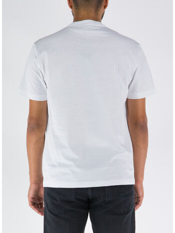 T-SHIRT CON LOGO, 1W010 BIANCO, small