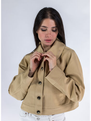GIACCA CORTA HEAVY TWILL, 531 PALE KHAKI, small