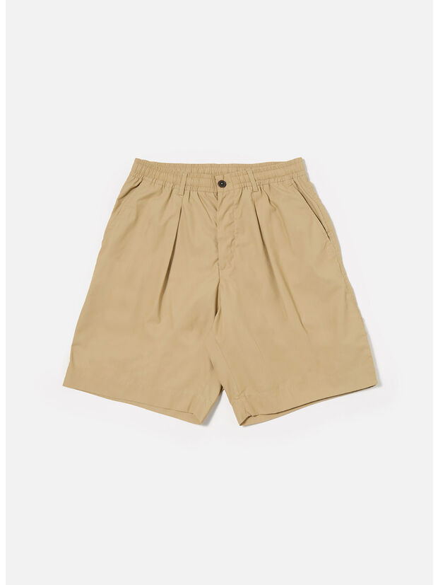 SHORT SPORTIVO PLISSETTATO, SAND, large