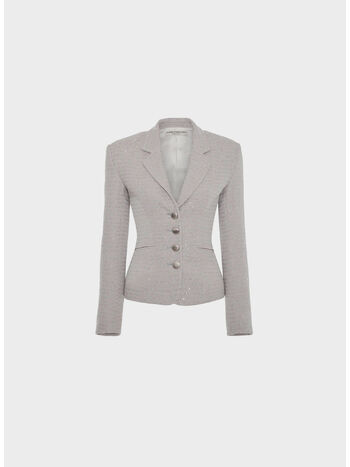 BLAZER SEQUIN TWEED, 1932 LIGHT BLUE-PINK, small