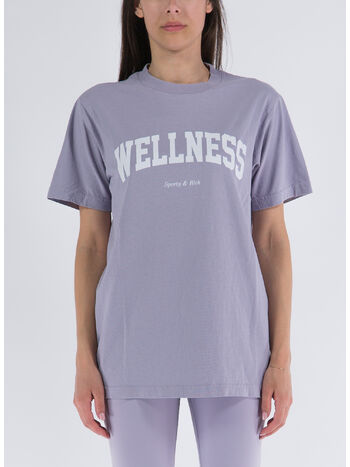 WELLNESS T-SHIRT, LILAC/WHITE VIOLA, small