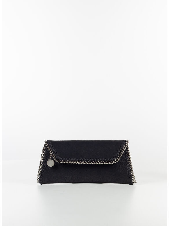 BORSA POCHETTE SHAGGY, 1000 BLACK, medium
