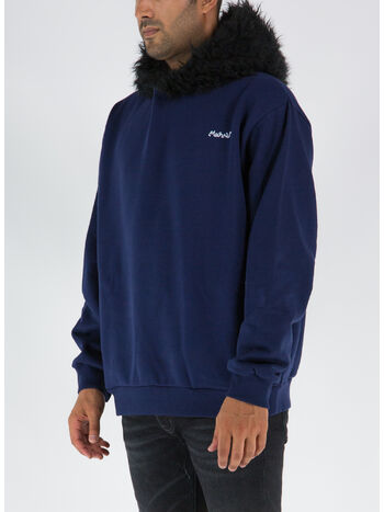 FELPA HOODIE CON LOGO, 00B80 INK, small