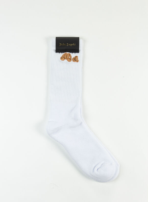 CALZE BEAR SOCKS, 0160WHITEBROWN, large