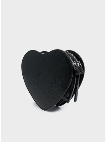 BORSA LOUISE HEART, N403 BLACK, small