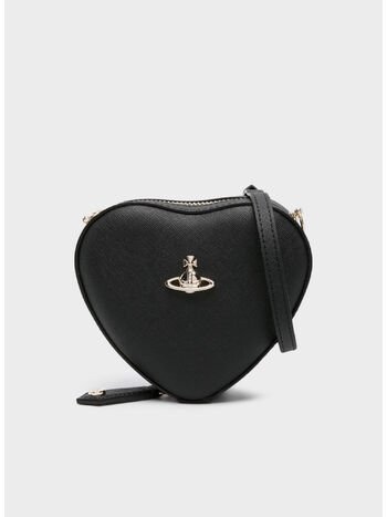 BORSA MINI SAFFIANO HEART, N401 BLACK, small
