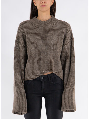 PULLOVER HUDSON KNIT ROUNDNECK, ROCK, small