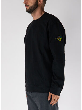 FELPA GIROCOLLO HEAVY COTTON JERSEY, V0029 BLACK, small