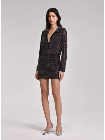 ABITO MINI RHINESTONE, BLACK, small