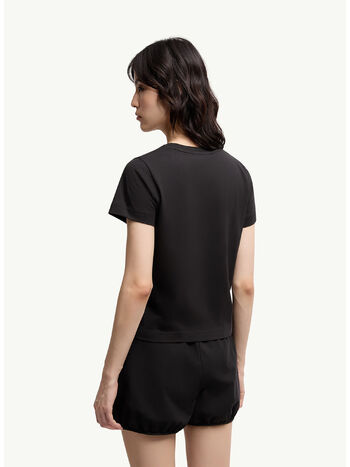 T-SHIRT IN COTONE CON LOGO CON CUORE RICAMATO, , small