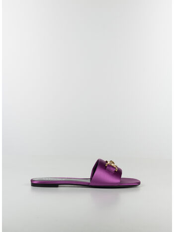 SANDALI BASSI IN RASO MEDUSA '95, 1PM9V, small