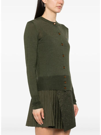 CARDIGAN BEA, M411 MOSS GREEN, small