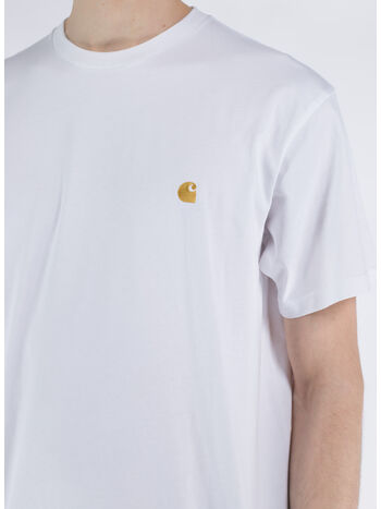 T-SHIRT CHASE, 00RXX WHITE/GOLD, small