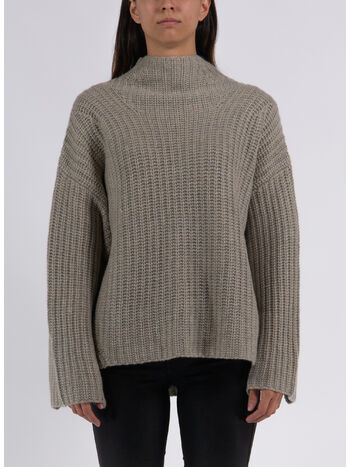 MAGLIONE FUNNEL NECK, GEO MELANGE, small