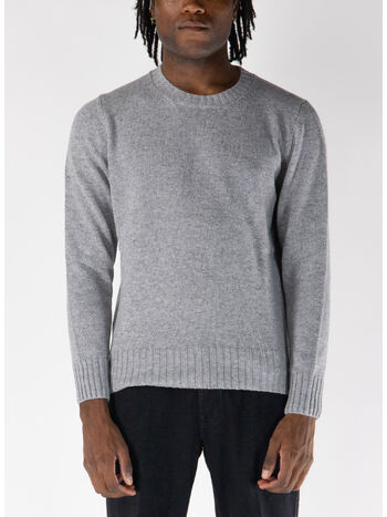 MAGLIONE GIROCOLLO AAPPIO, 07 GRIGIO CHIARO, small