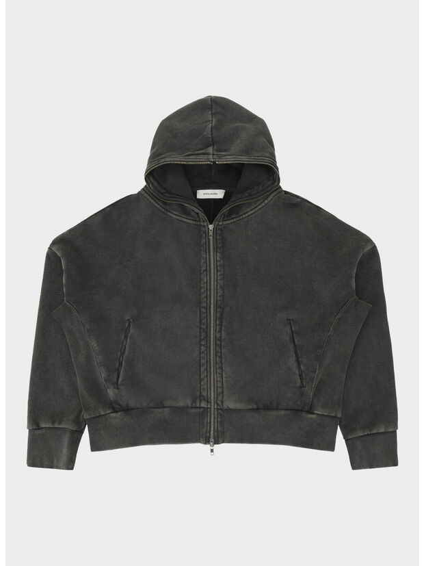 FELPA ETERNAL ZIP UNISEX, 0392 WASHED BLACK , large