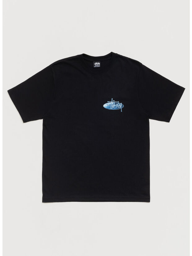 T-SHIRT WAVE, 0001 BLACK, large