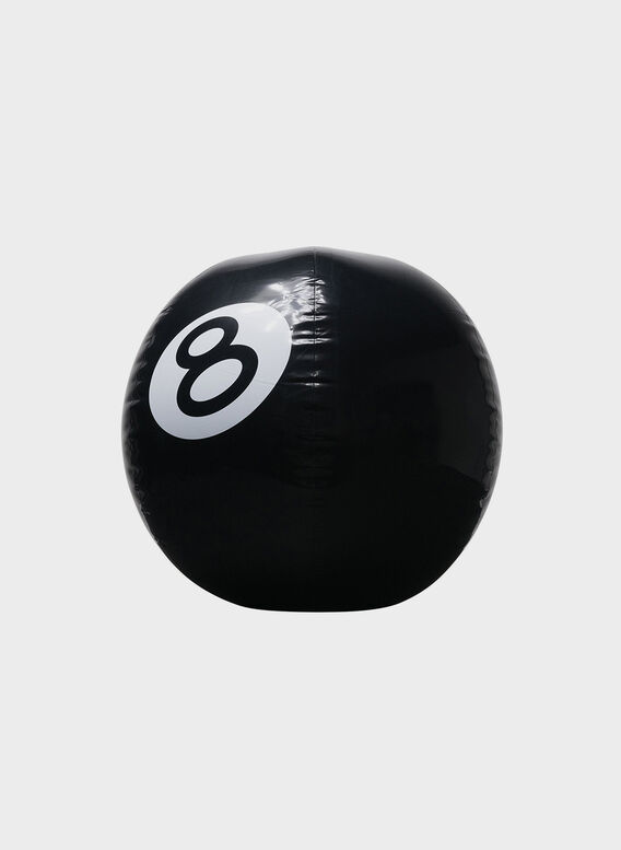 PALLA 8-BALL BEACH BALL, BLACK, medium
