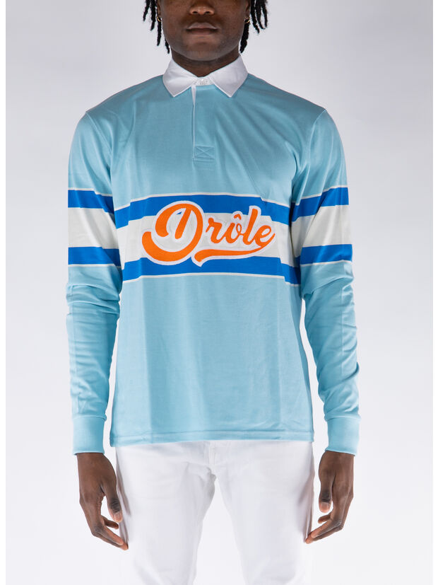 POLO DROLE, BE BLUE, large