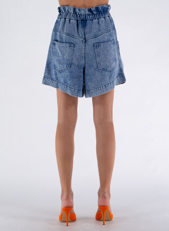 SHORTS IN DENIM TERESA, 30LULIGHTBLUE, small