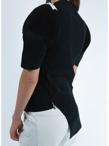 MAGLIONE IN MAGLIA, 001 BLACK, small