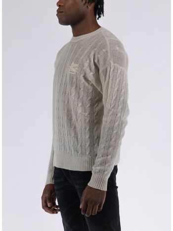 PULLOVER IN LANA TRECCIATO, 991, small