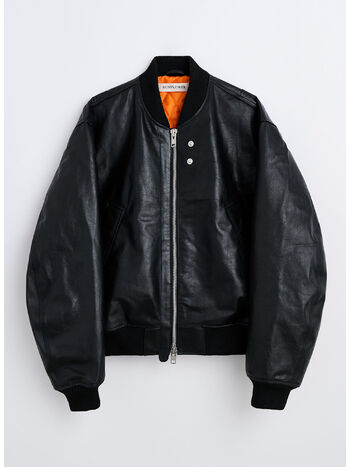 GIACCA IN PELLE, 999 BLACK, small
