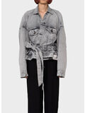 GIACCA IN  DENIM CACHECOEUR BLOUSON, WHITE, thumb