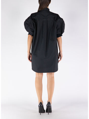 ABITO COTTON POPLIN X NYLON TWILL, 001 BLACK, small