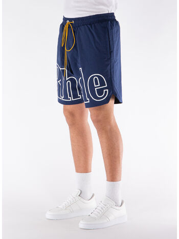 SHORTS SPORTIVO CON LOGO, 0302 NAVY, small