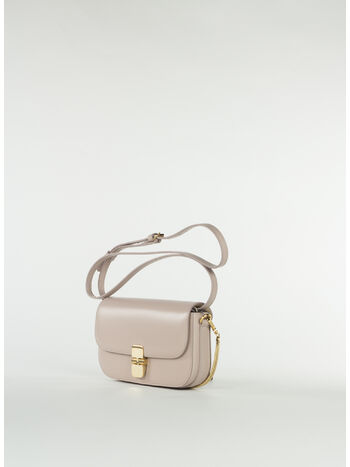 BORSA GRACE CHAINE CLUTCH, LAL MOON GREY, small