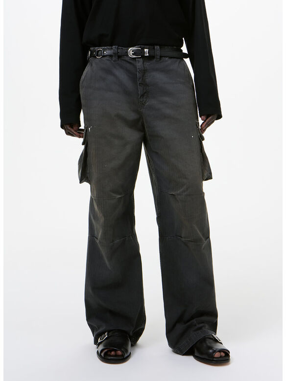 PANTALONE MOUNT CARGO, Nebula Wash Jungle Herringbone, medium