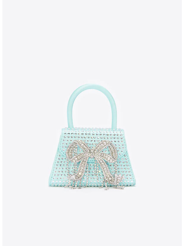 BORSA HEART RHINESTONE MICRO BOW, BLUE, large