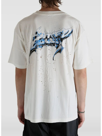T-SHIRT MOTHTECH, OFF-WHITE, small
