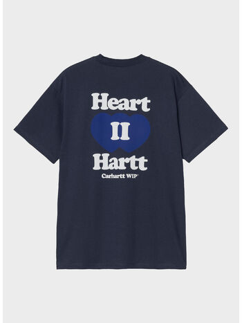 T-SHIRT S/S HEART II HARTT, 01XX BLUE, small