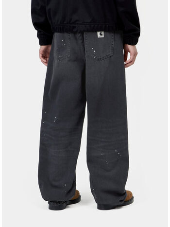 PANTALONE ARIN, 89EJ Black, destroy wash, splatter, small