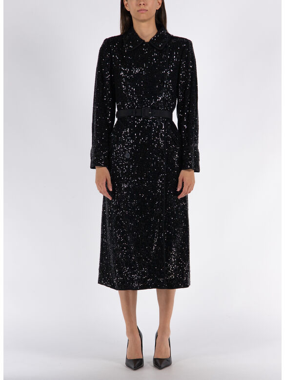 CAPPOTTO CON PAILLETTES, BLACK, medium