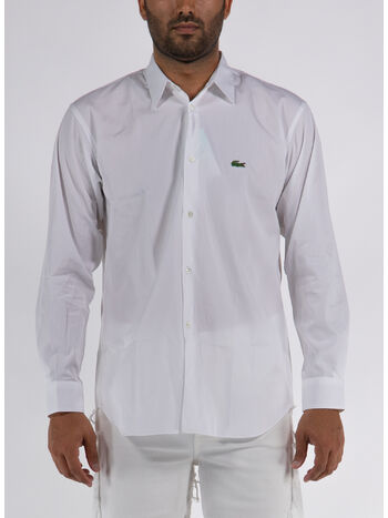 CAMICIA MENS SHIRT WOVEN, WHITE, small