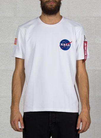 M T-SHIRT NASA HEAVY T I18, 09WHITE, small