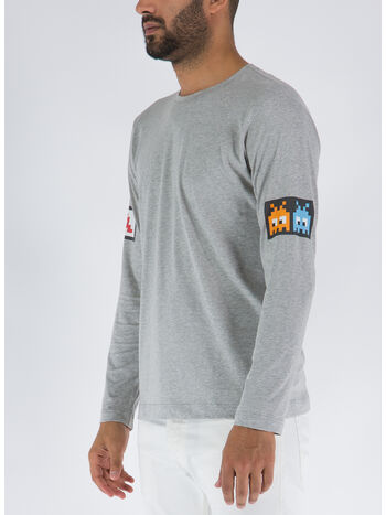 T-SHIRT A MANICHE LUNGHE, 1 T.GREY, small