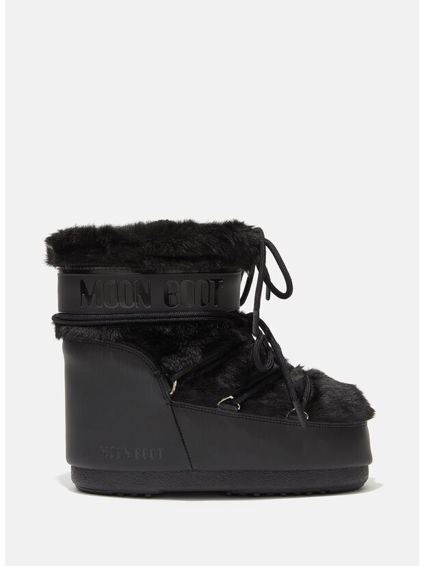 STIVALE ICON LOW FAUX FUR, BLACK, large