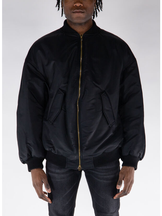 GIUBBOTTO BOMBER TWO-WAY, BLACK, large