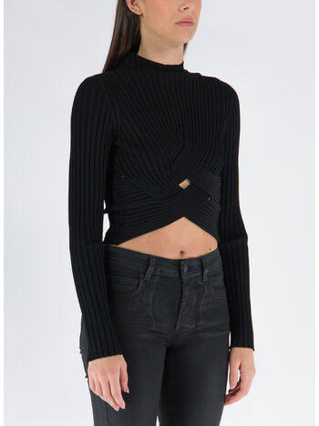 MAGLIONE CORTO TECHNICAL, 1000 BLACK, small