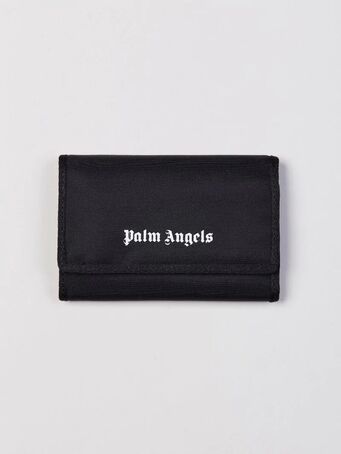 PORTAFOGLIO LOGO PRINT FOLDED WALLET, 1001BLACKWHITE, small