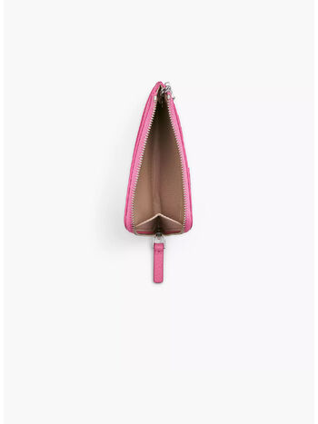 PORTAFOGLIO THE LEATHER TOP ZIP, 666 PETAL PINK, small