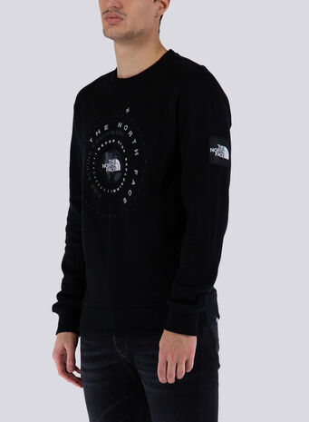 FELPA GIROCOLLO GALAHM GRAPHIC, JK3TNFBLACK, small